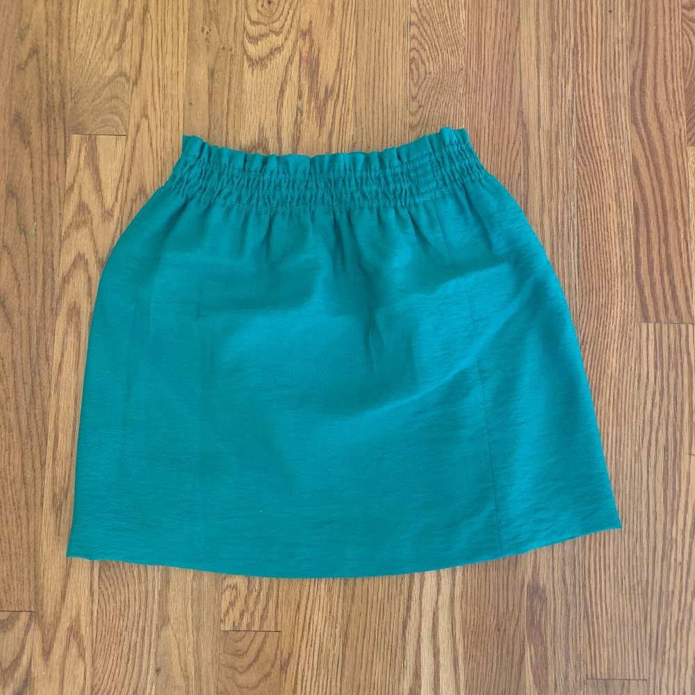 J Crew Teal Skirt
